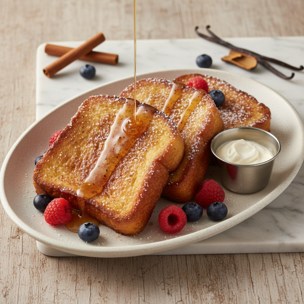 French Toast — Brioche, vanilla, cinnamon sugar