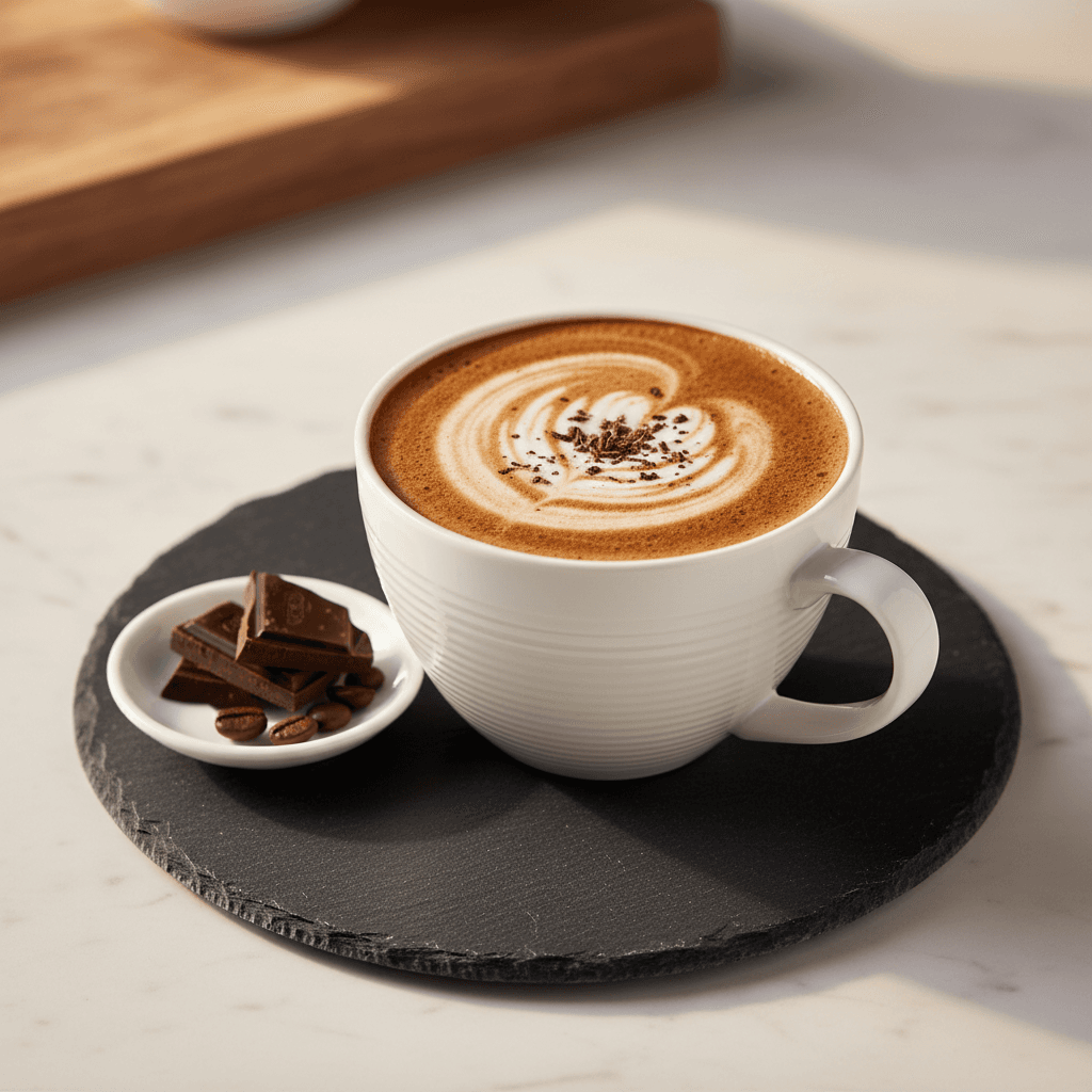 Mocha — Espresso, dark chocolate, milk