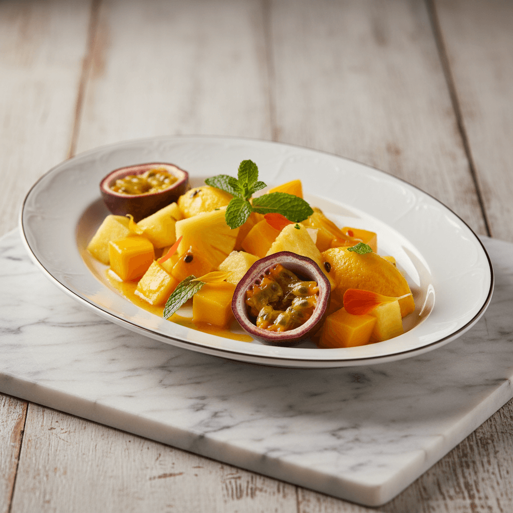 Tropical Sunrise — Mango, pineapple, passion fruit