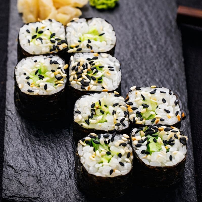 Kappa Maki — A vegan roll with cucumber - simple and refreshing