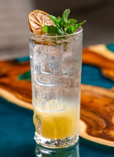 Lemonade — Classic homemade lemonade served ice cold. Light, refreshing, and perfectly balanced between sweet a