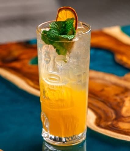 Orangeade — Fresh orangeade with sweet citrus notes and sparkling finish. Bright, juicy, and refreshing.