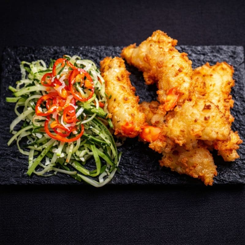 Tempura Kani — Crispy shrimp in light tempura batter