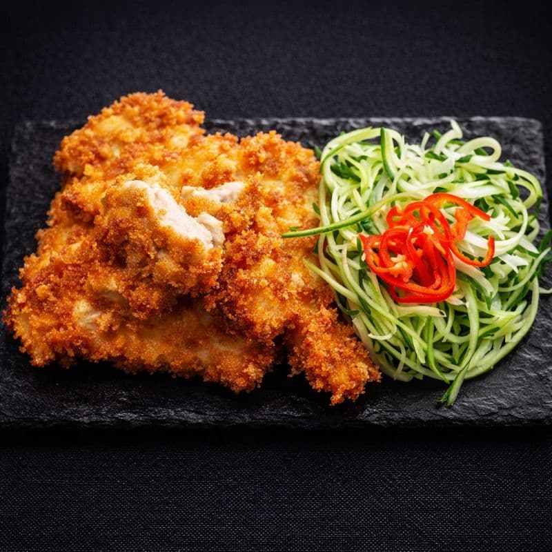Tempura Sake — Salmon pieces fried in airy tempura batter