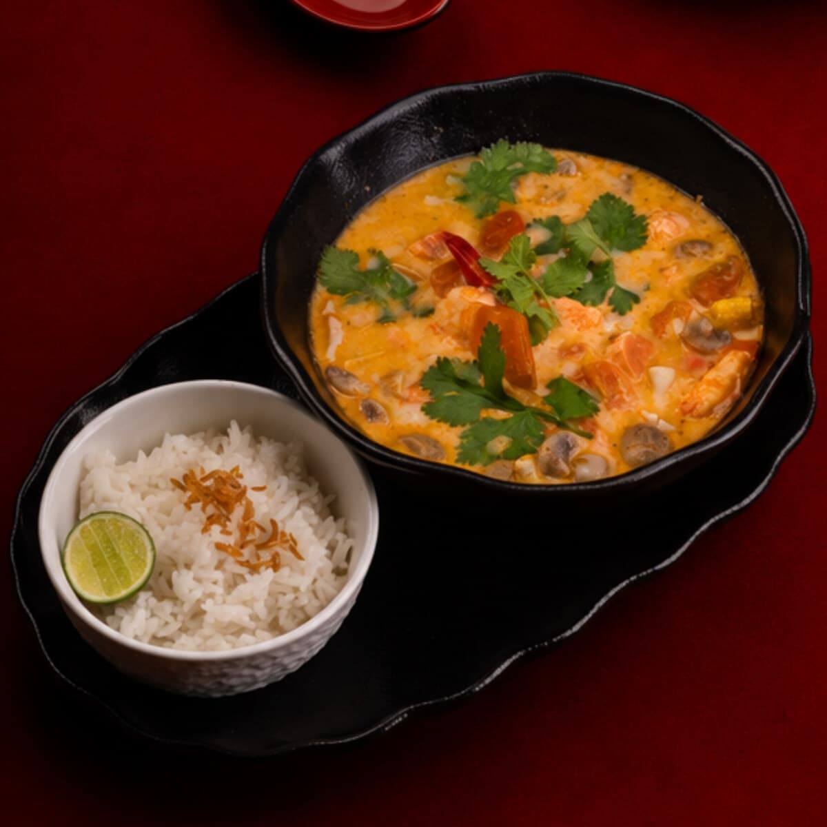 Salmon & Prawn Tom Yum