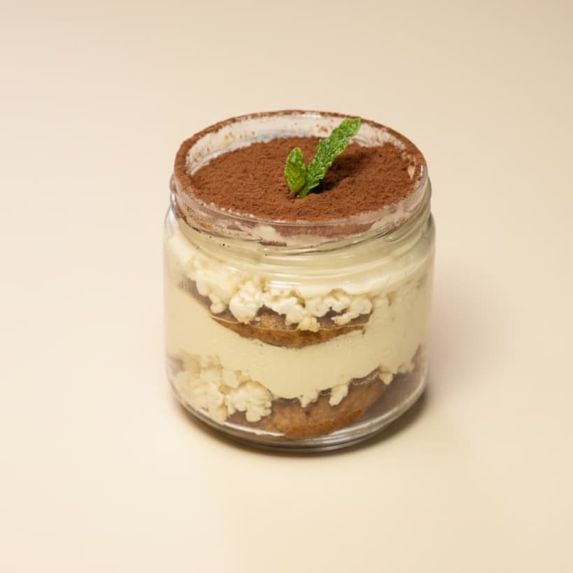 Cottage cheese tiramisu