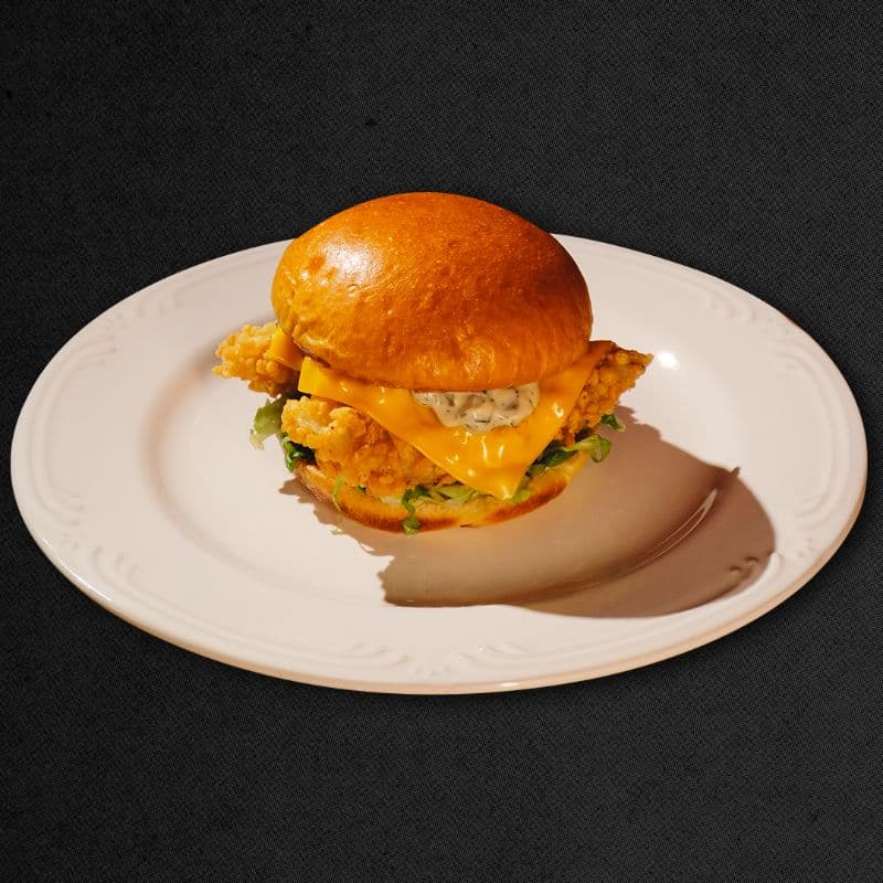 Fish burger + Fries