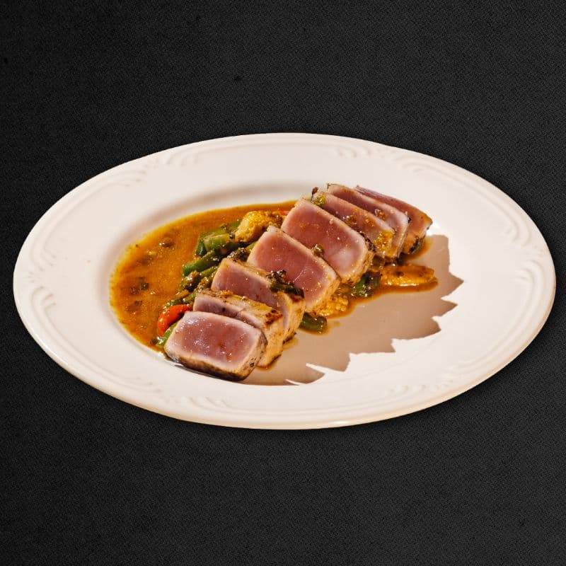 Tuna Steak & Sauteed Veggies