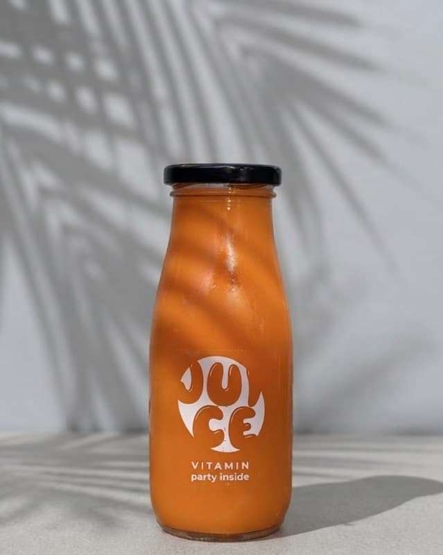 Orange+Carrot+Ginger juice