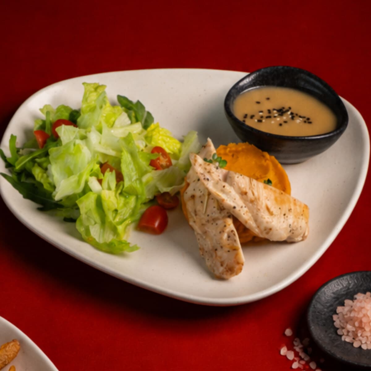 Chicken Breast with Sweet Potato Purée