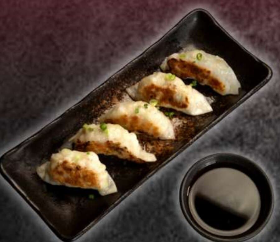 Gyoza — Chicken, leek, ginger, cabbage, garlic