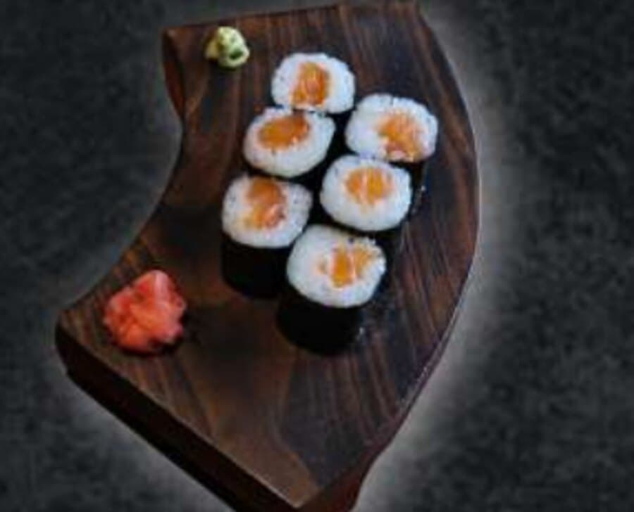 Salmon Maki — Rice, nori, salmon