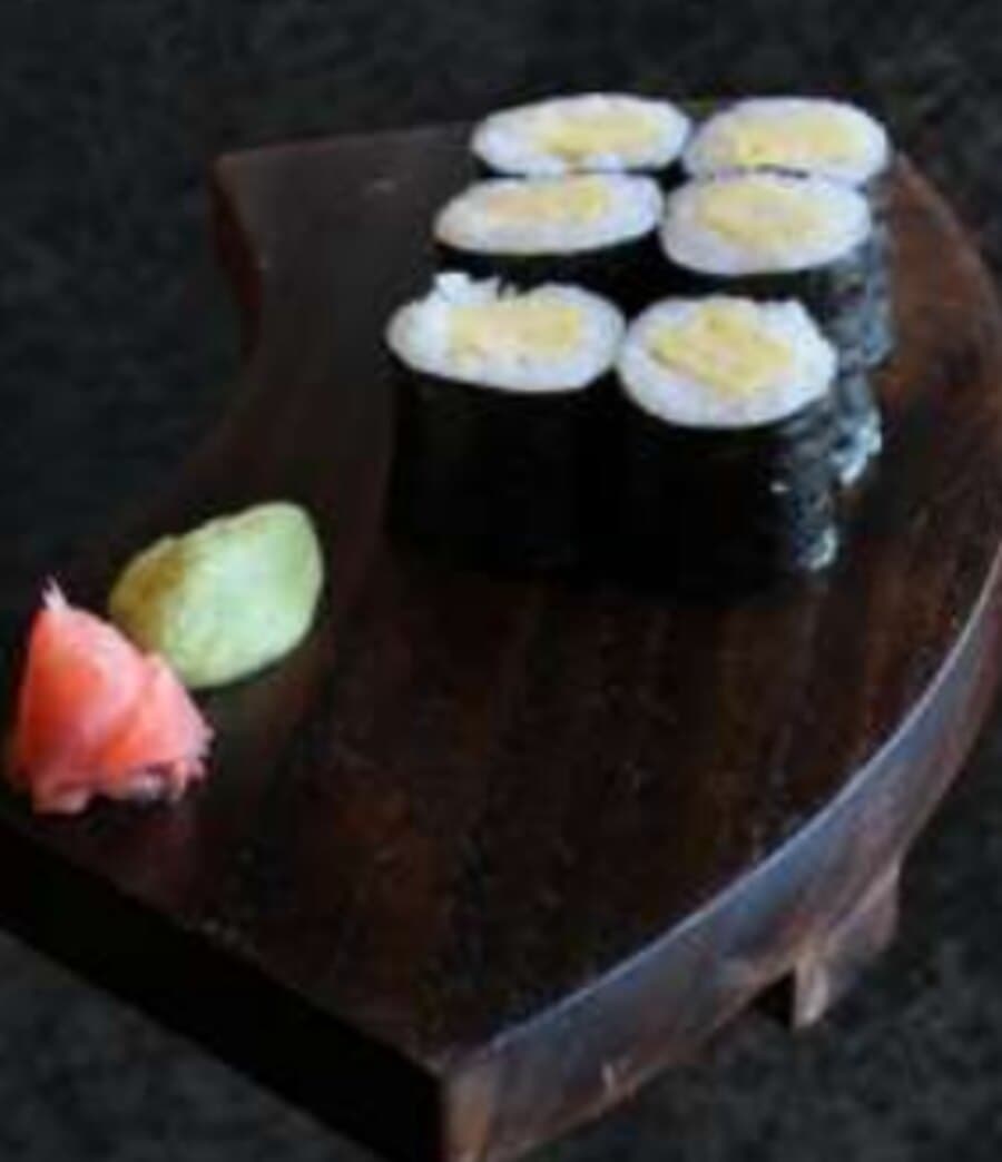 Tamago Maki — Rice, nori, egg