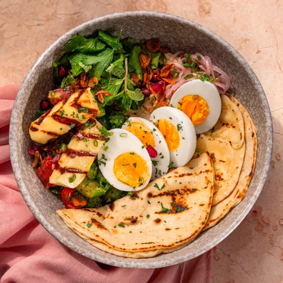 Breakfast with Halloumi