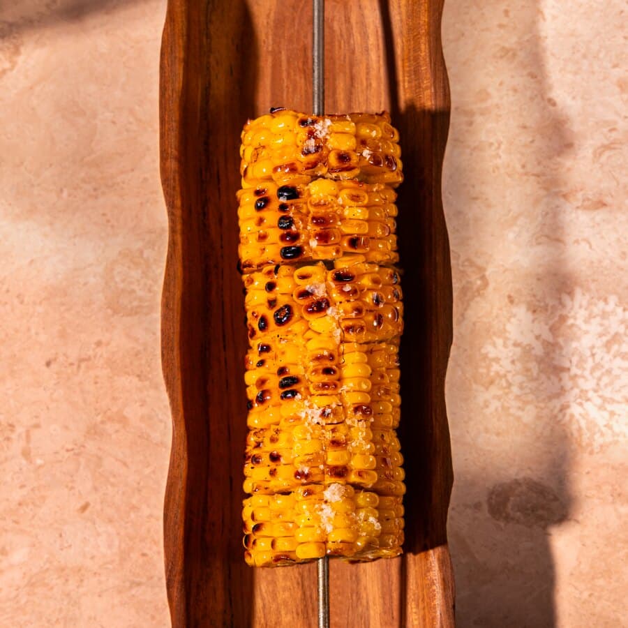 Grilled Corn with Butter