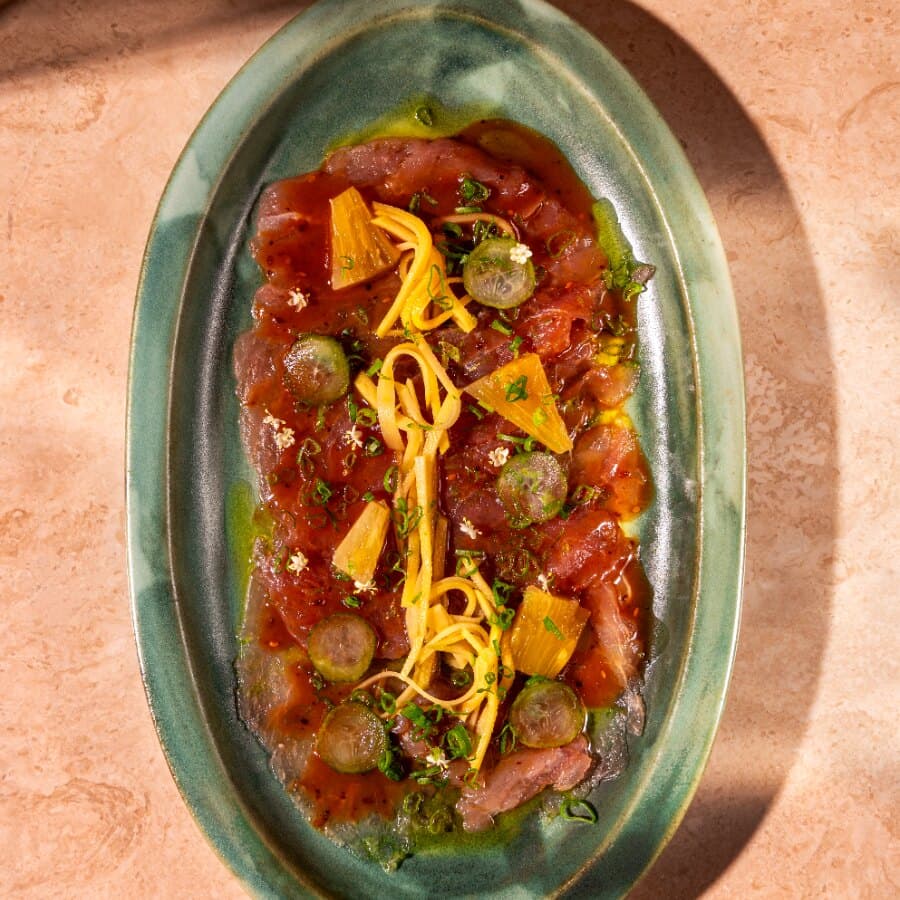 Tuna Ceviche with Pickled Mango
