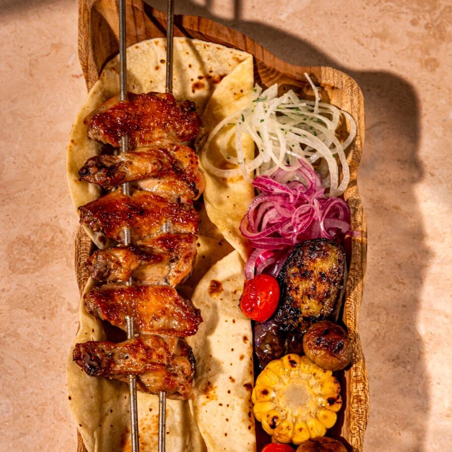 Chicken Wings Shashlik