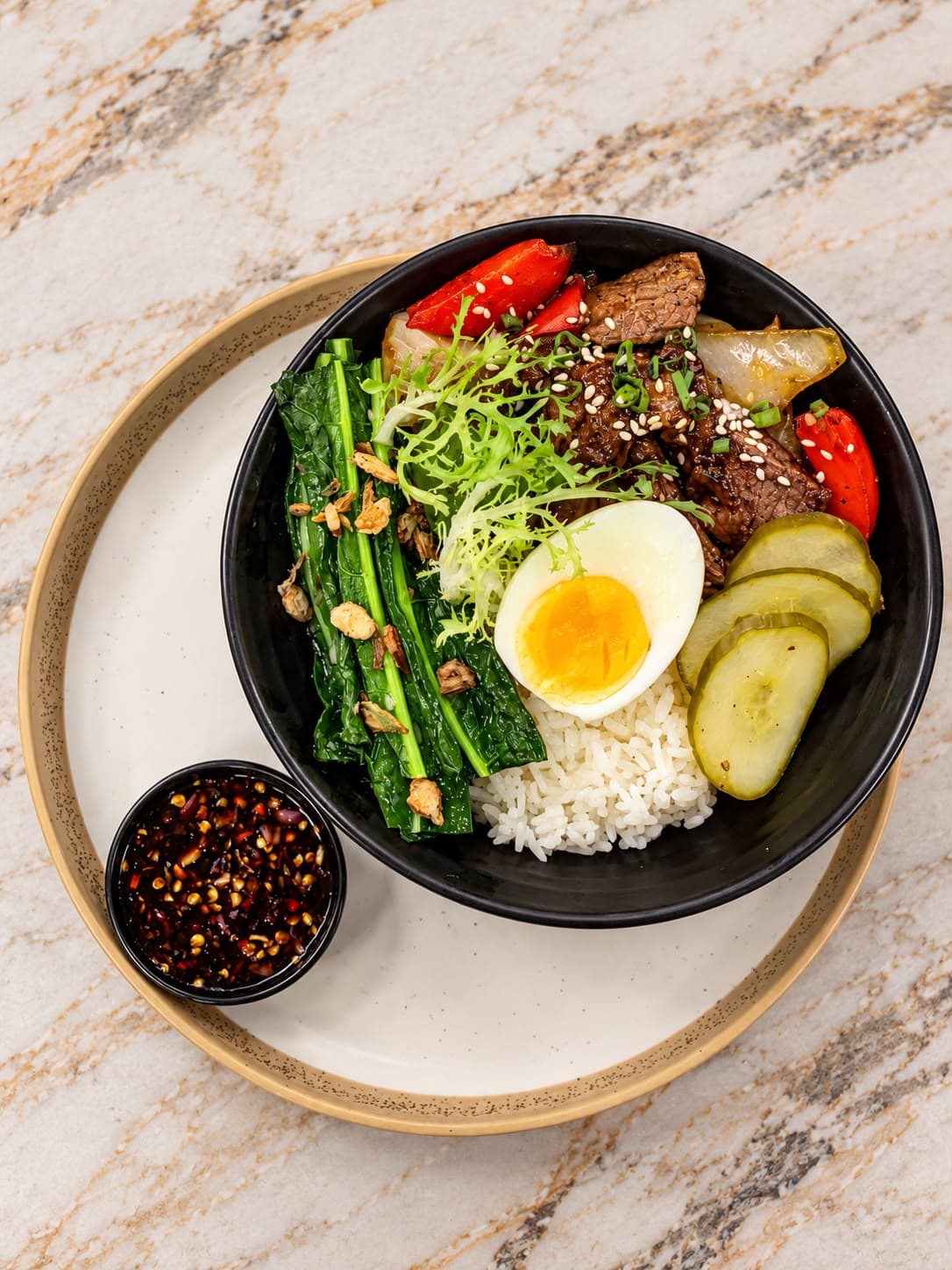 Wagyu Black Pepper Beef Rice Bowl