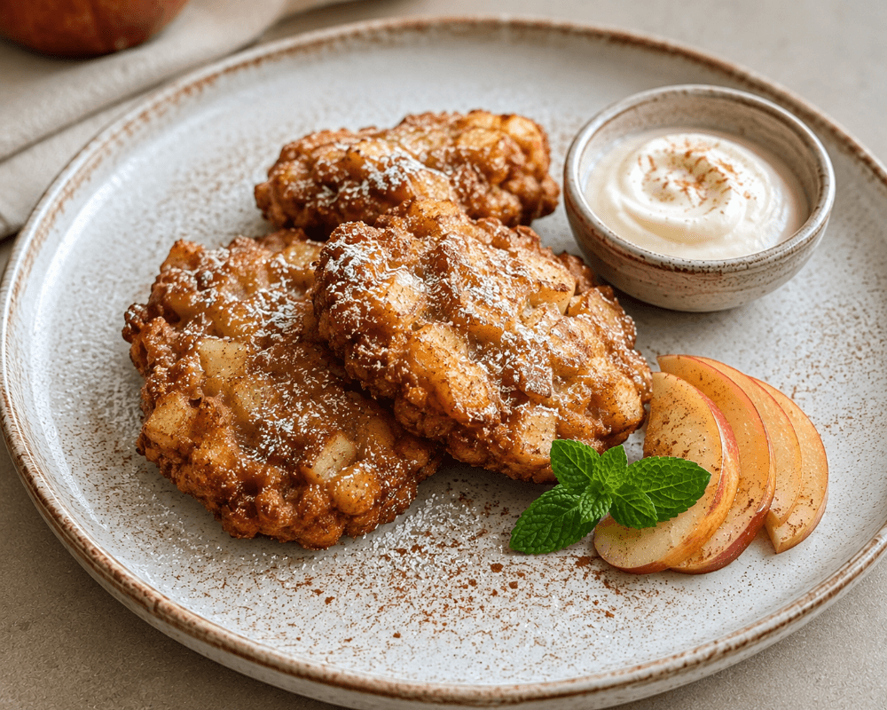 BAKED APPLE FRITTERS