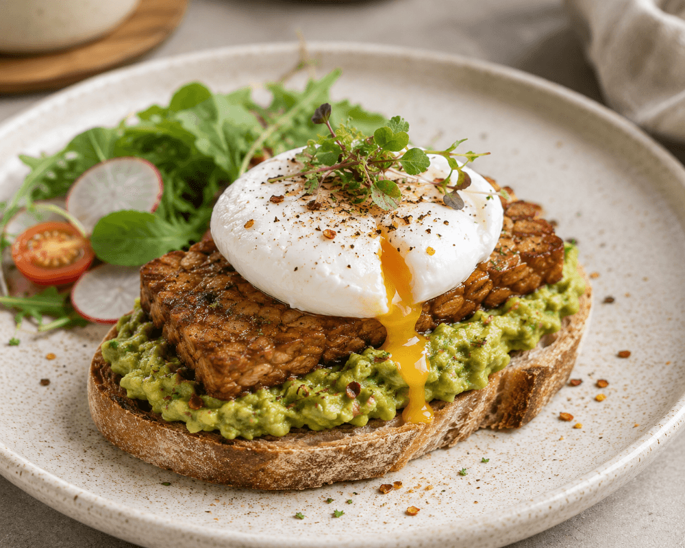 BALINESE TEMPEH POACHED EGG