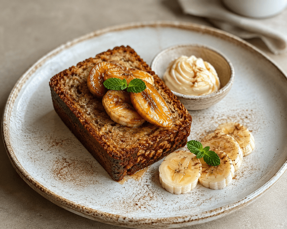 WARM BANANA BREAD